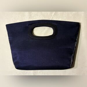 EUC Clutch Purse: Vintage 1970s Nylon Clutch w/ Inner Clasp Pocket